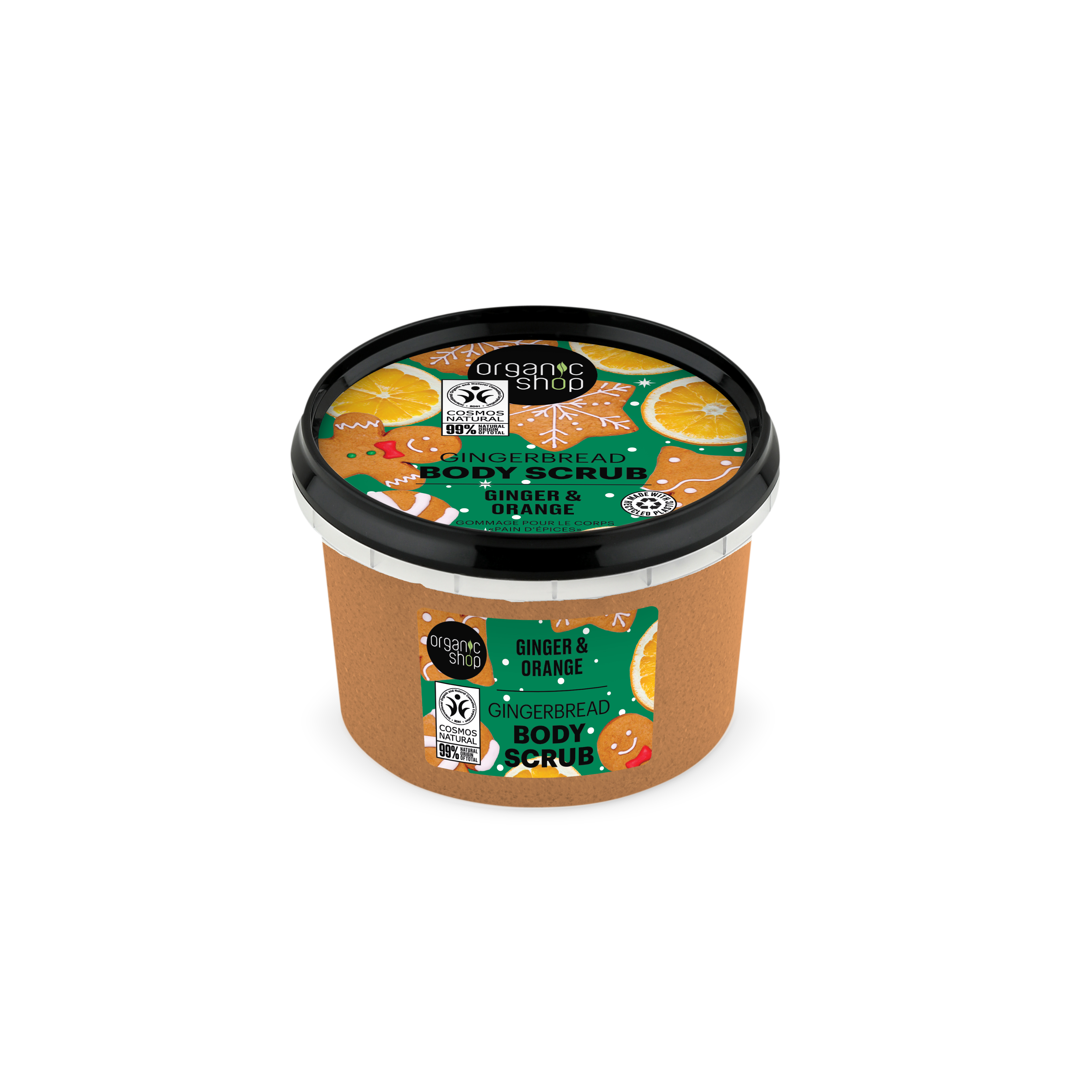 Organic Shop Scrub de corp cu turtă dulce Ghimbir 250 ml