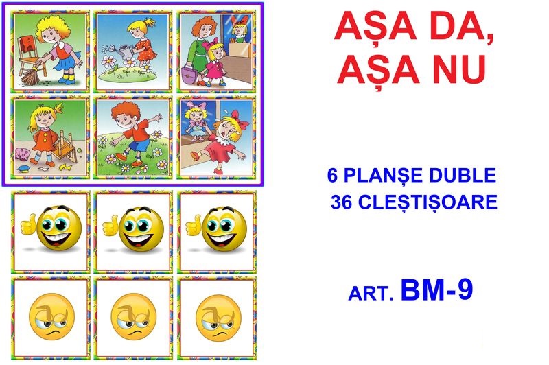 BM-9 Joc cu cleşte Aşa da, aşa nu