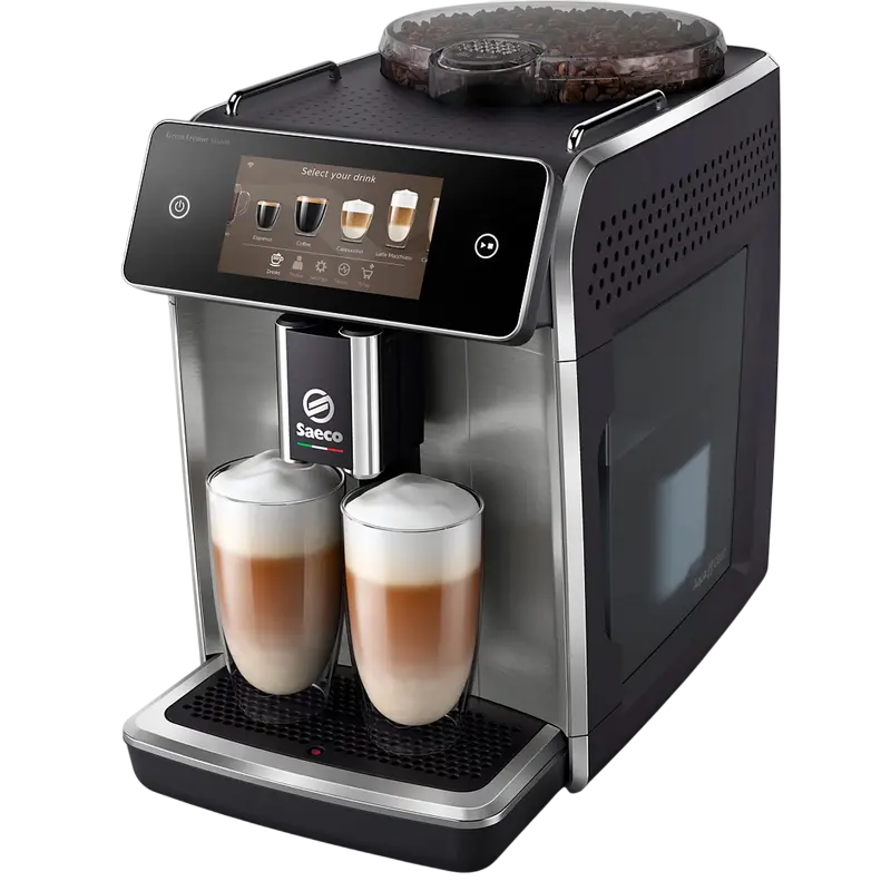 Aparat de cafea Saeco SM6685/00, Negru | Oțel inoxidabil