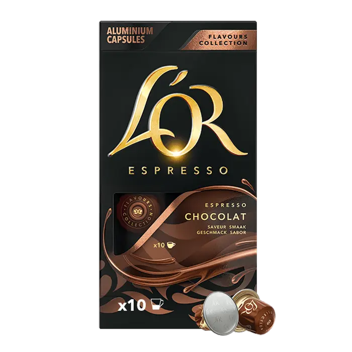 Cafea L'OR Espresso Chocolat, 10 buc