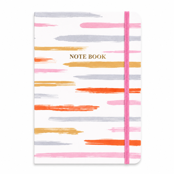 Carnet A6 Dictando, 80 Foi, Coperta Tare cu Elastic, Notebook Compact pentru Notite, Scoala, Facultate si Birou