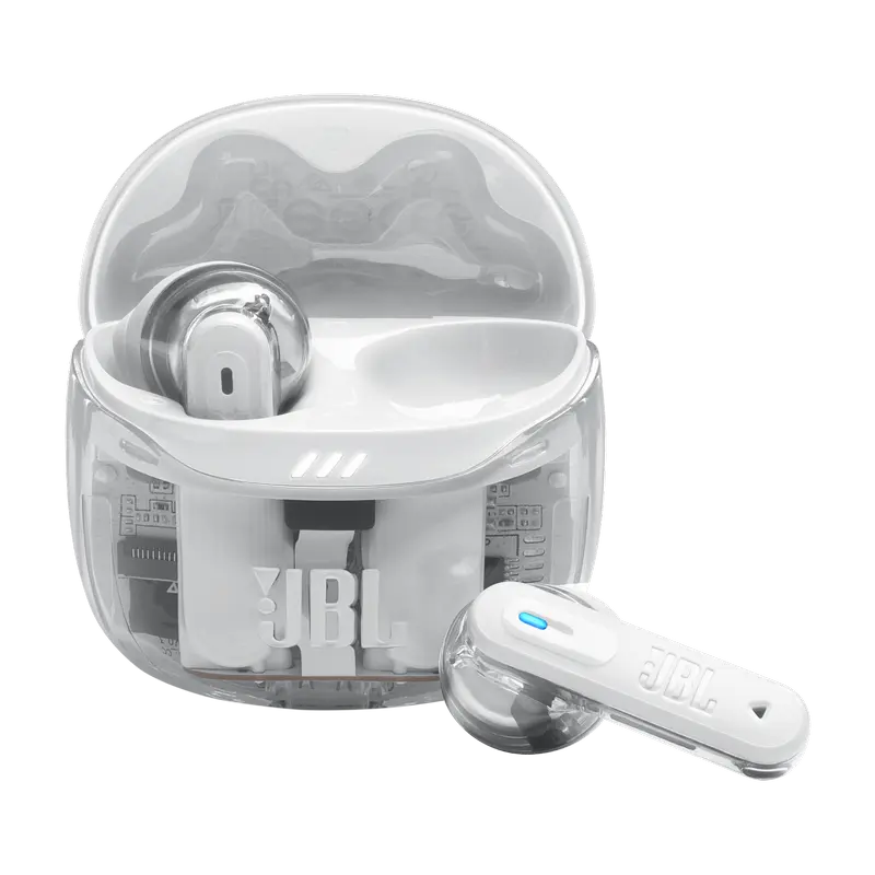 Căști JBL Tune Flex 2 Ghost, Alb