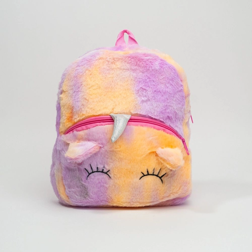 Rucsac blană mix Unicorn