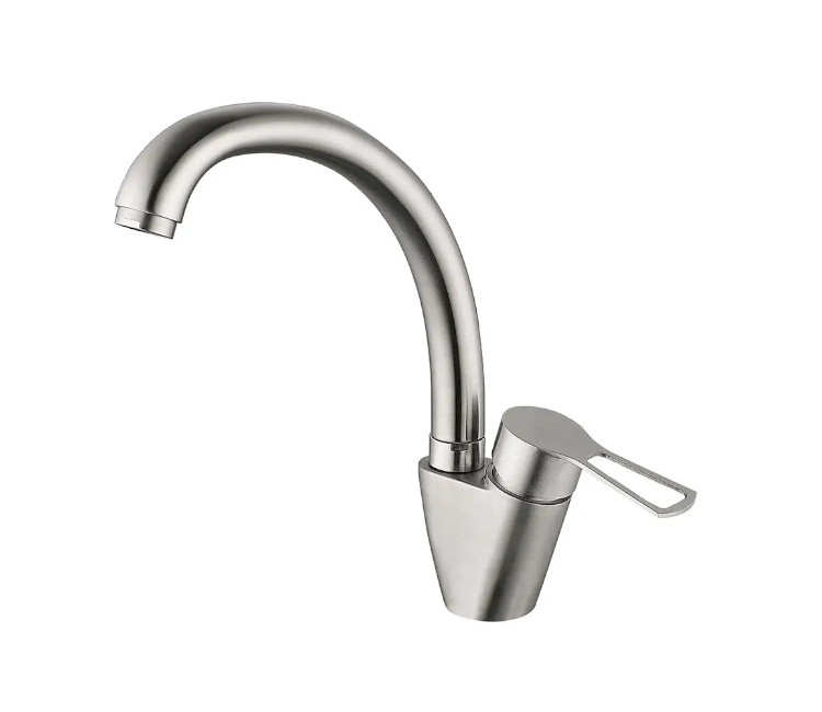Baterie de bucătărie WEZER KIT4A-16 Ø35 (inox satinat)
