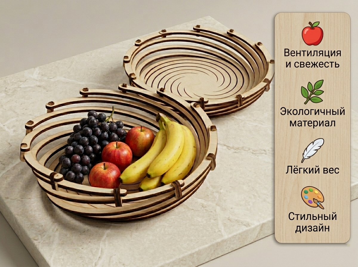 Fructieră „Spirală”