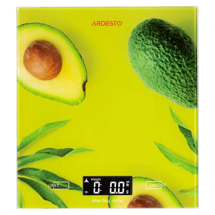 Cântar electronic de bucătărie Ardesto SCK-893, Avocado
