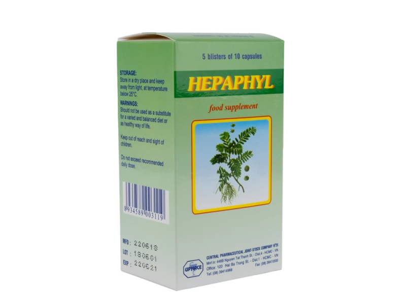 Hepaphyl caps. N10x5