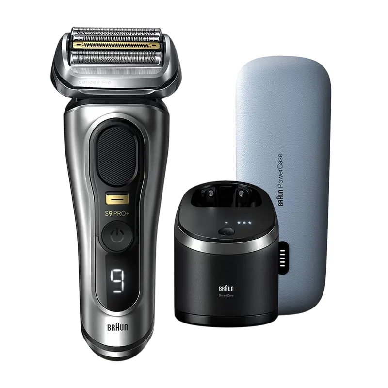 Aparat de ras electric Braun 9 PRO+ 9577cc, Argintiu