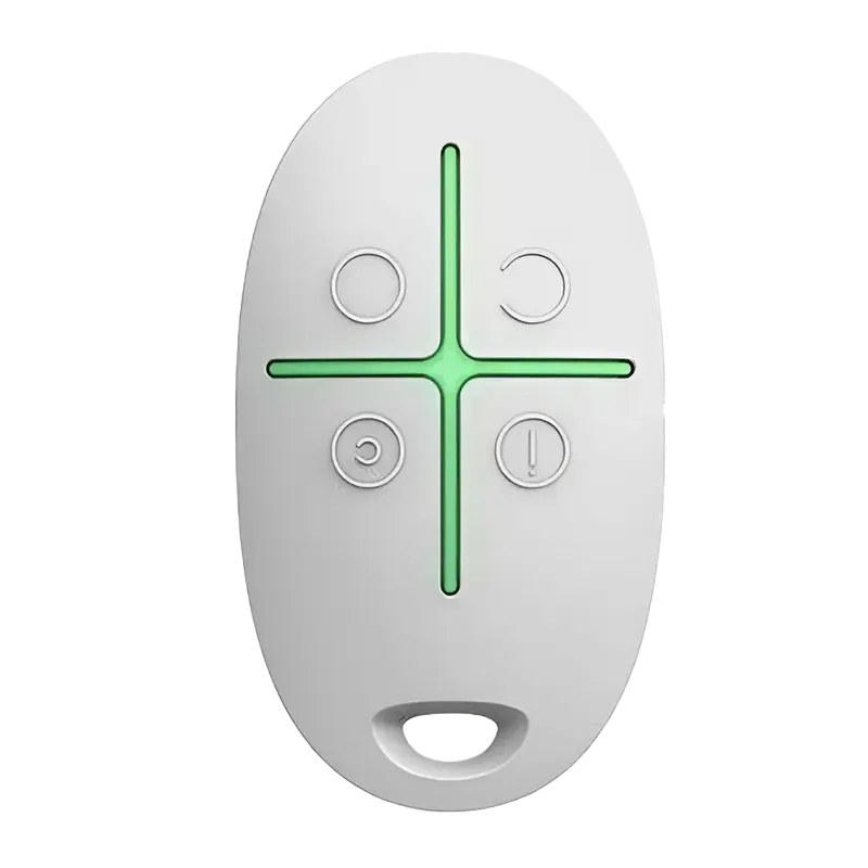 Buton de urgență Ajax SpaceControl, Alb