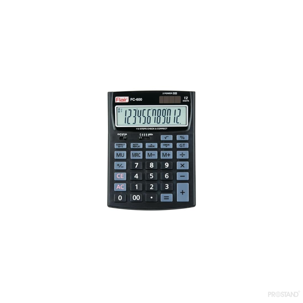 Calculator electronic FLAIR FC 600 130*178mm 1/10/40