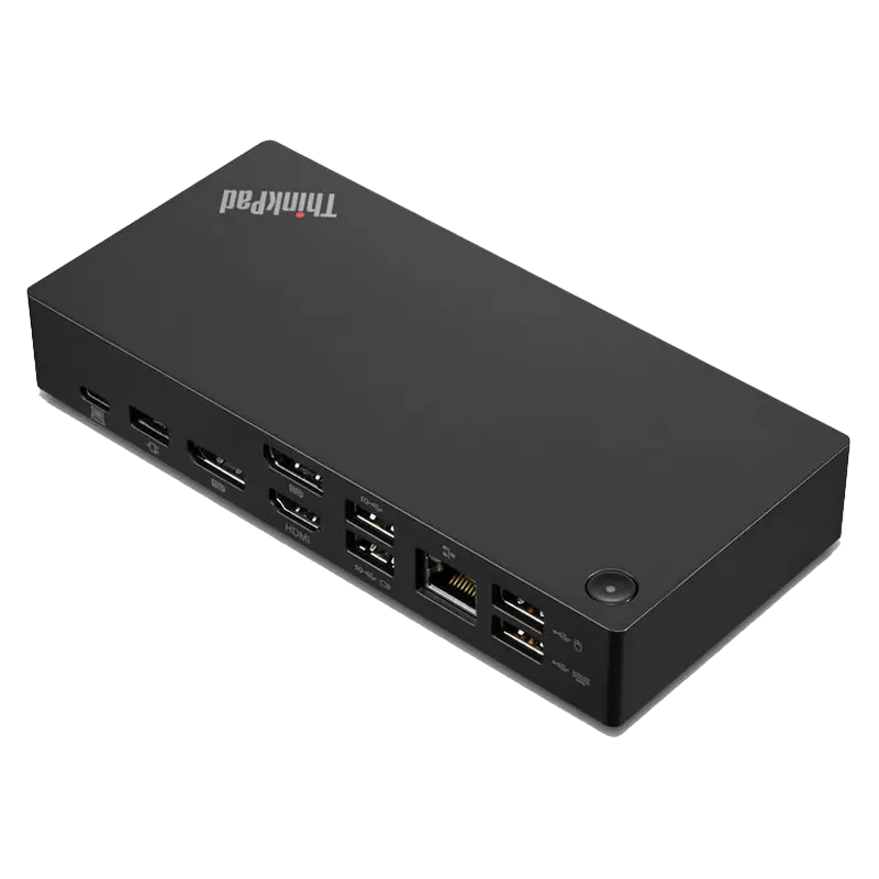Stație Docking Lenovo 40AF0135EU, Negru