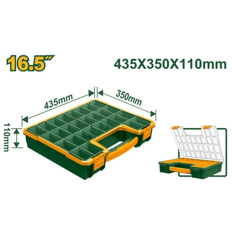 Organizator din plastic cu 12 cutii detașabile 430x350x110 mm Jadever