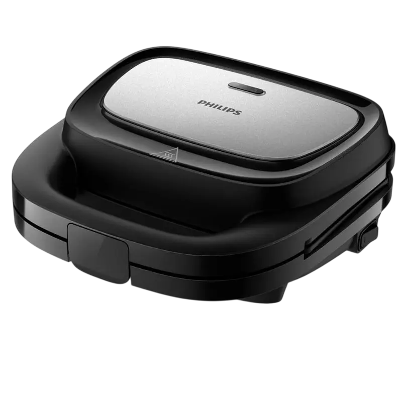 Aparat pentru sandwich Philips HD2350/80, Negru