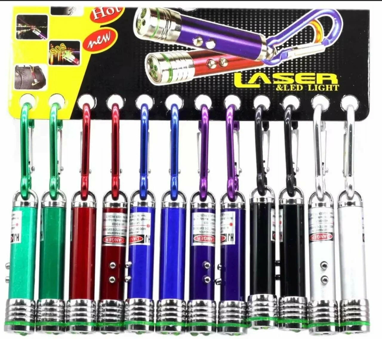 Lanterna de mina cu laser, 3in1 (12buc)