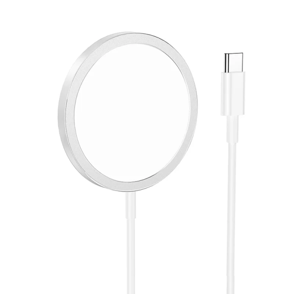 HOCO CW47 Original series magnetic wireless fast charger MagSafe/15W White