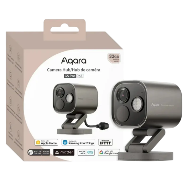 Camera de supraveghere Smart AQARA Hub G5 Pro, Gri
