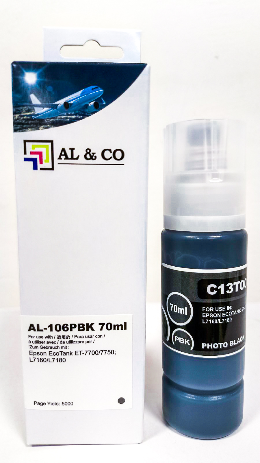 Cerneală Epson Premium compatibilă 106 PhotoBlack  for L7160/L7180, 70ml