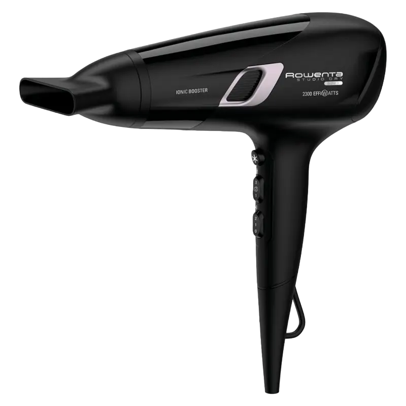 Uscător de păr Rowenta Studio Dry Glow CV5820F0, 2300 W, Negru