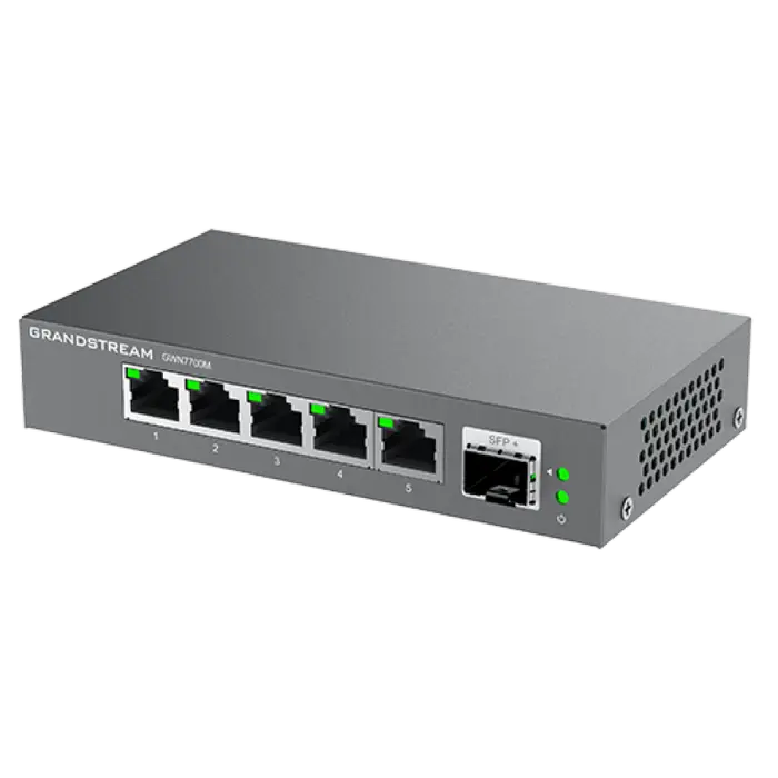 Switch de rețea Grandstream GWN7700M, 5x 10/100/1000 Mbps