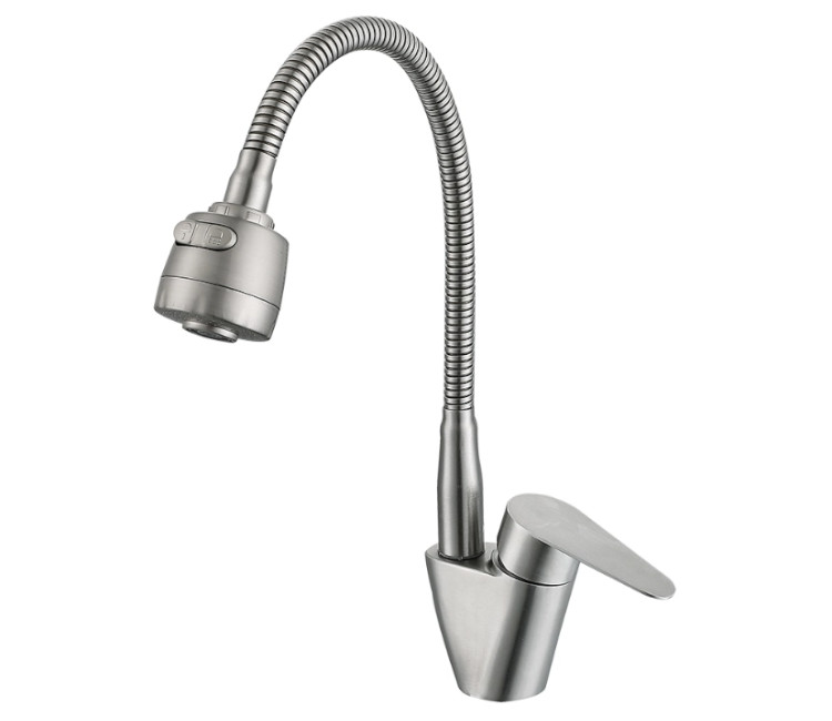 Baterie de bucătărie Wezer POD4D-04 Ø35 (inox satinat)