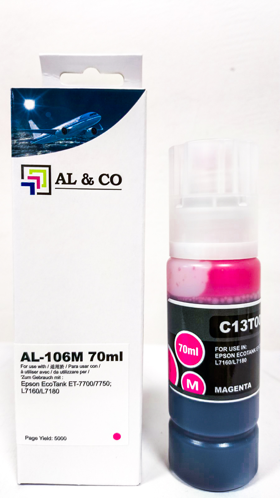 Cerneală Epson Premium compatibilă 106 Magenta for L7160/L7180, 70ml