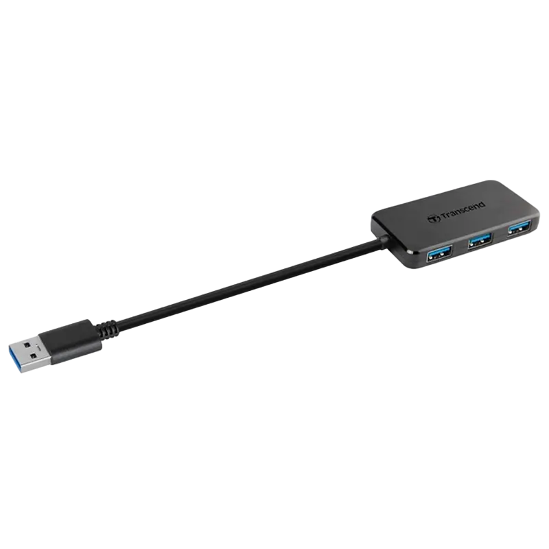 Adaptor Hub Transcend HUB2, Negru