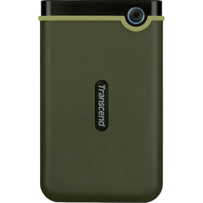 HDD portabil extern Transcend StoreJet 25M3G,1 TB, Military Green (TS1TSJ25M3G)