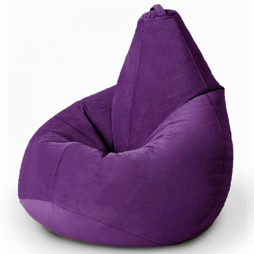 Fotoliu para din velur marimea XXL, culoarea violeta