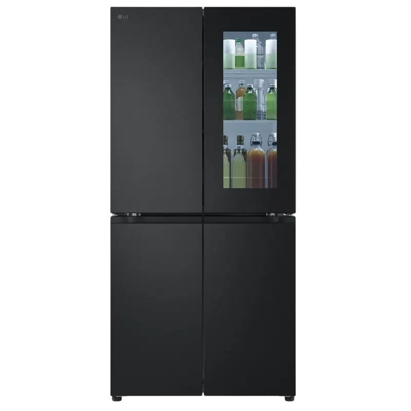 Frigider LG GMV860EPDE, InstaView Door-in-Door™, Negru