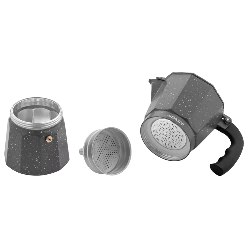 Cafetieră gheizer Ardesto AR0809AGS, Gri