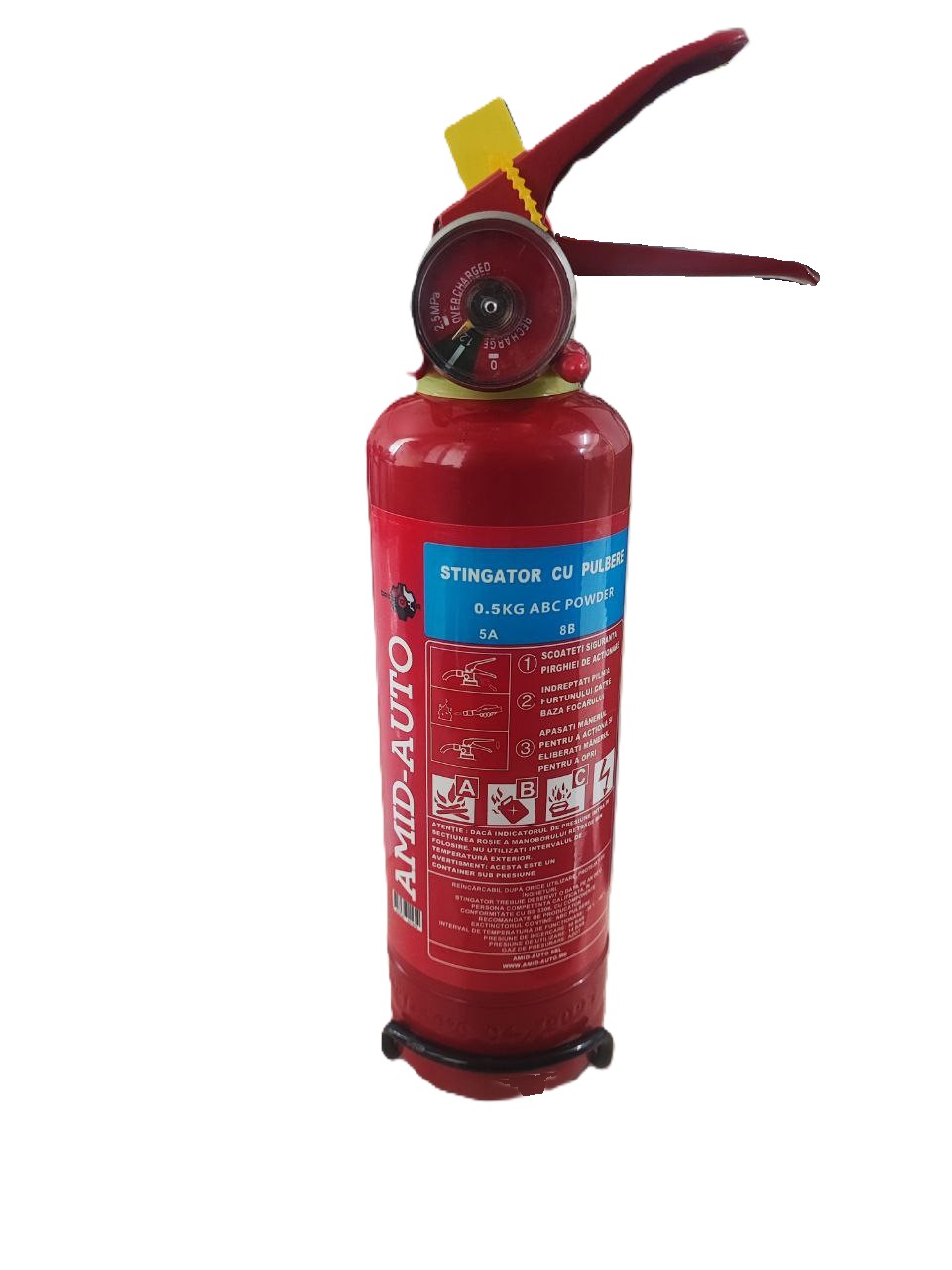 Stingator cu pulbere 0.5 kg. ’DaAutoCar’ cu suport