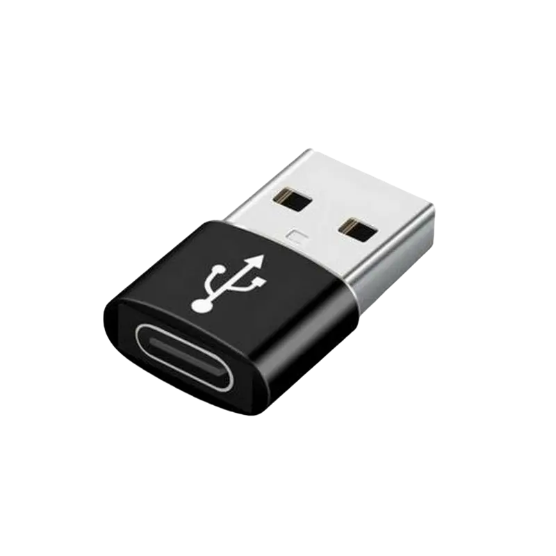 Adaptor pentru cablu USB Cablexpert A-USB2-AMCF-02, USB Type-A (M)/USB Type-C (F), Negru