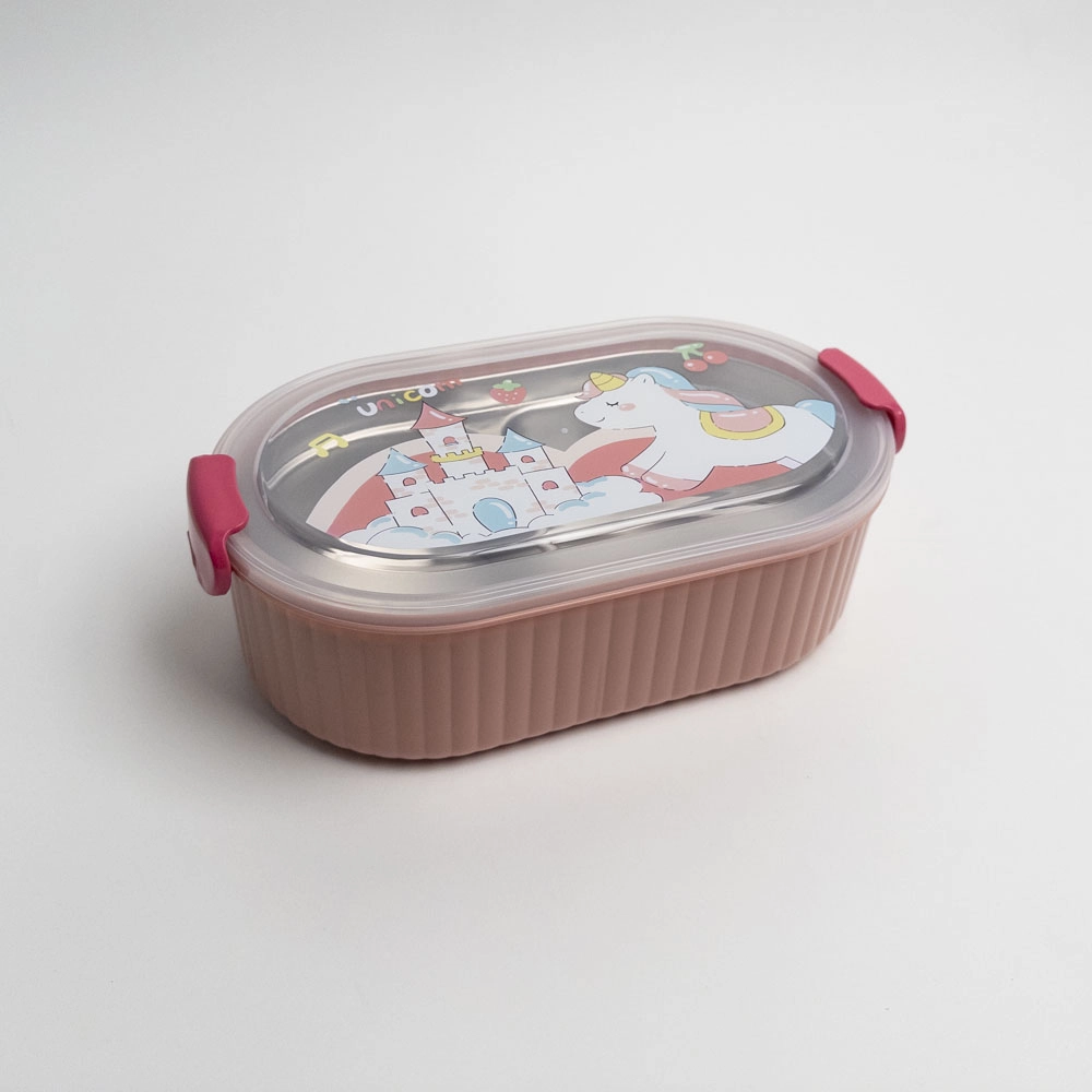 Lunch Box mic inox cu lingură