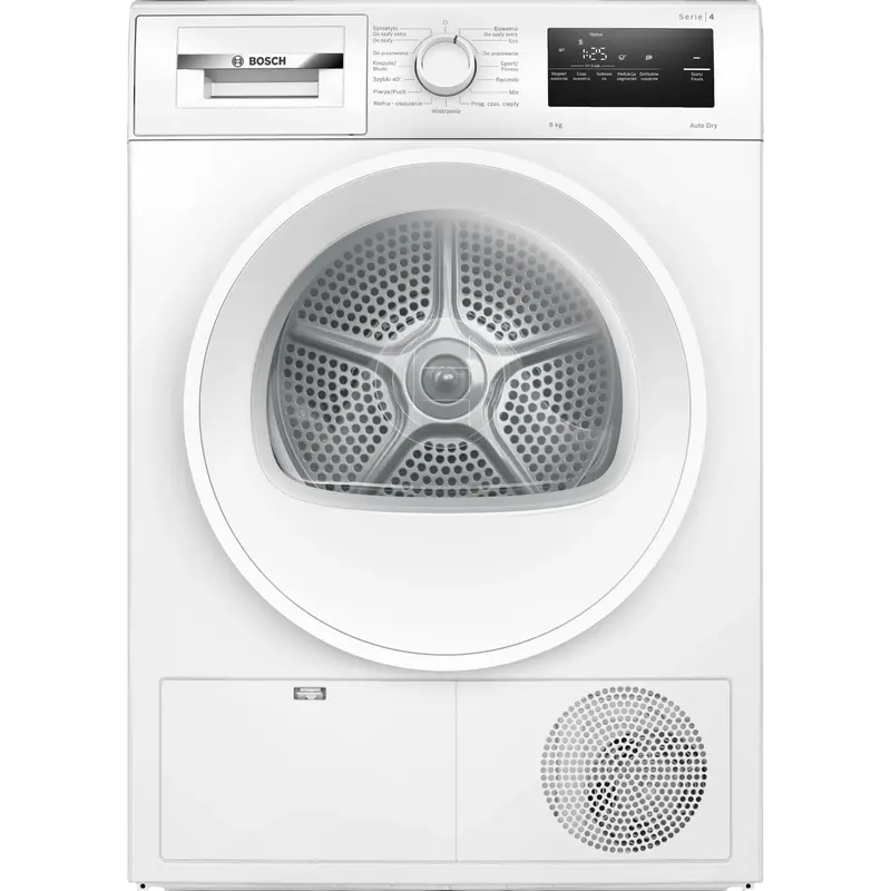Uscător de rufe Bosch WTH86200PL, 8kg, Alb
