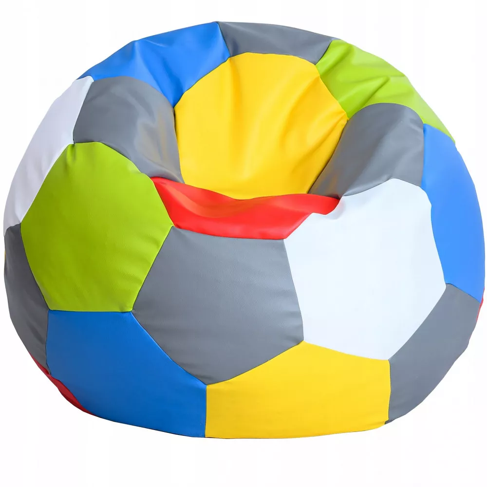 BeanBag Minge marimea"XL",culoarea multicolor din ecopiele "Combo 1"