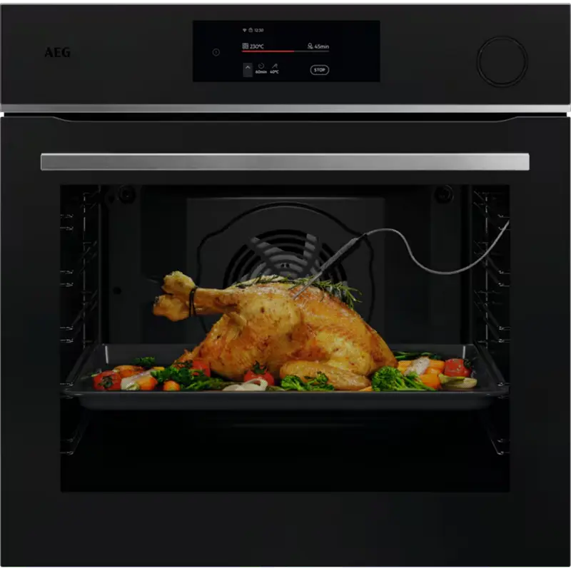 Cuptor Electric AEG TR7PB731ST, Negru