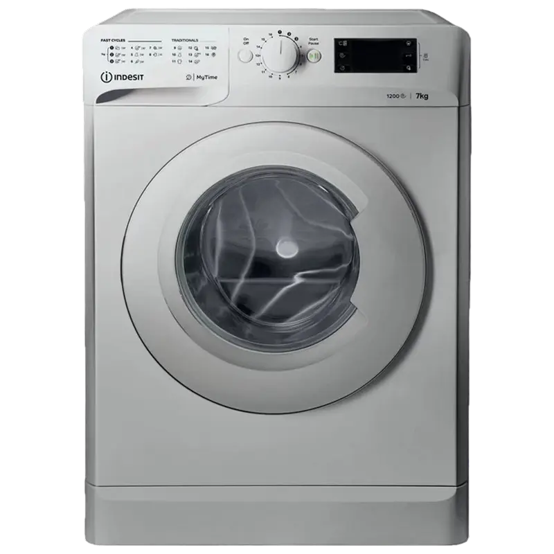 Mașină de spălat Indesit OMTWE 71252 S, 7kg, Argintiu