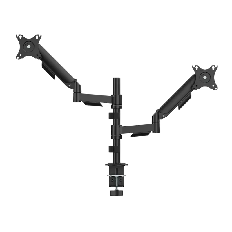 Suport birou pentru monitoare Gembird MA-DA2P-02, Negru