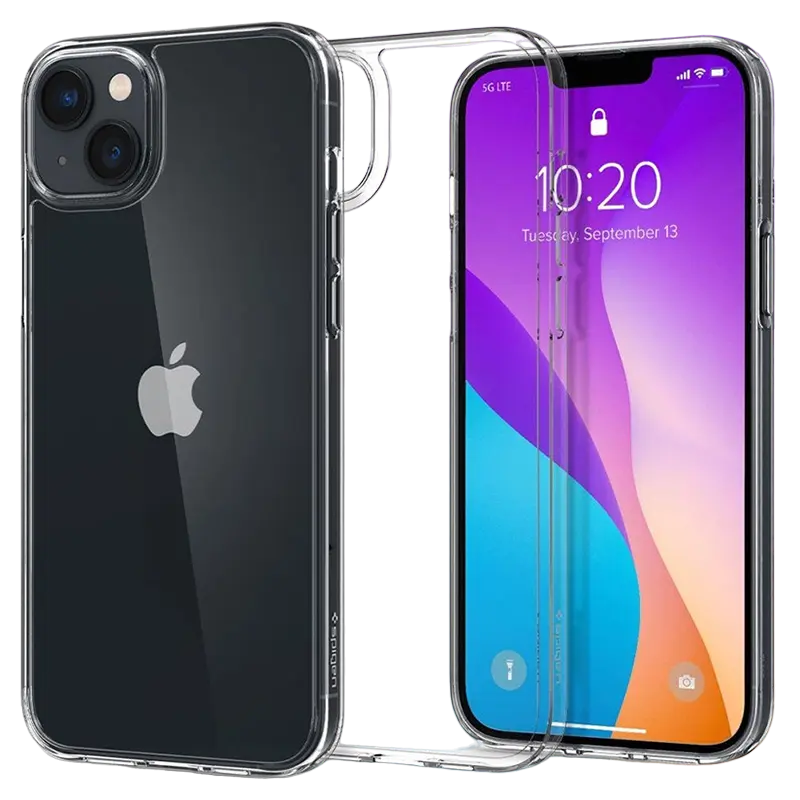 Husă Spigen iPhone 14, Airskin Hybrid, Transparent