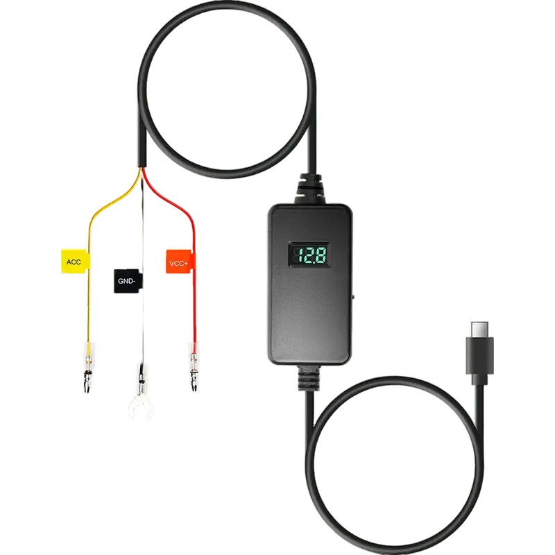 70mai Adjustable Hardwire Kit UP06, Negru