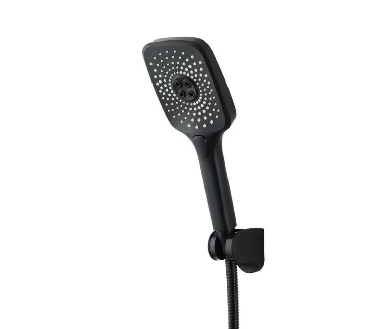 Set de duș WEZER WKY-537 Black cu 5 funcții (negru)