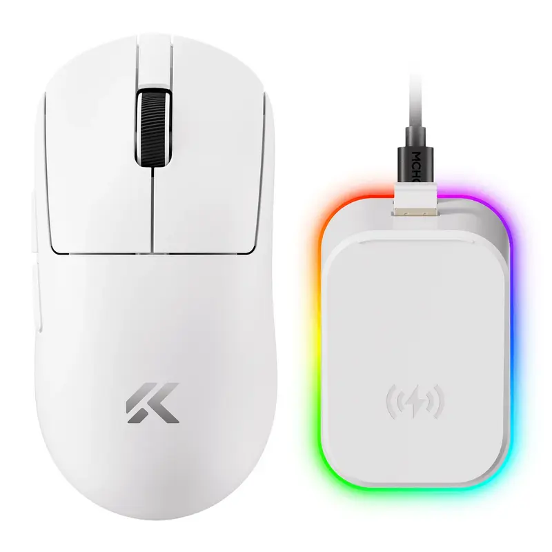 Gaming Mouse MCHOSE A7 V2 Pro Plus, Alb