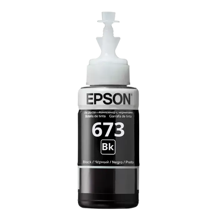 Recipient de cerneală Epson T673, 70ml, Negru