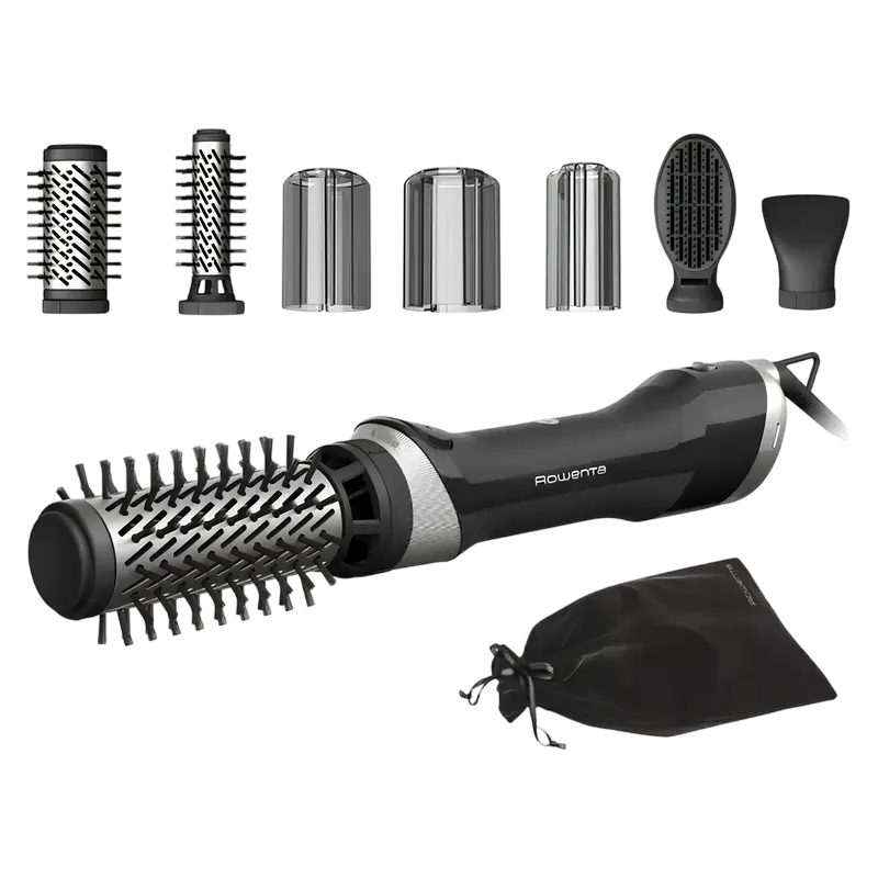 Uscător de păr-perie Rowenta UB9540F0, 1000W, Negru