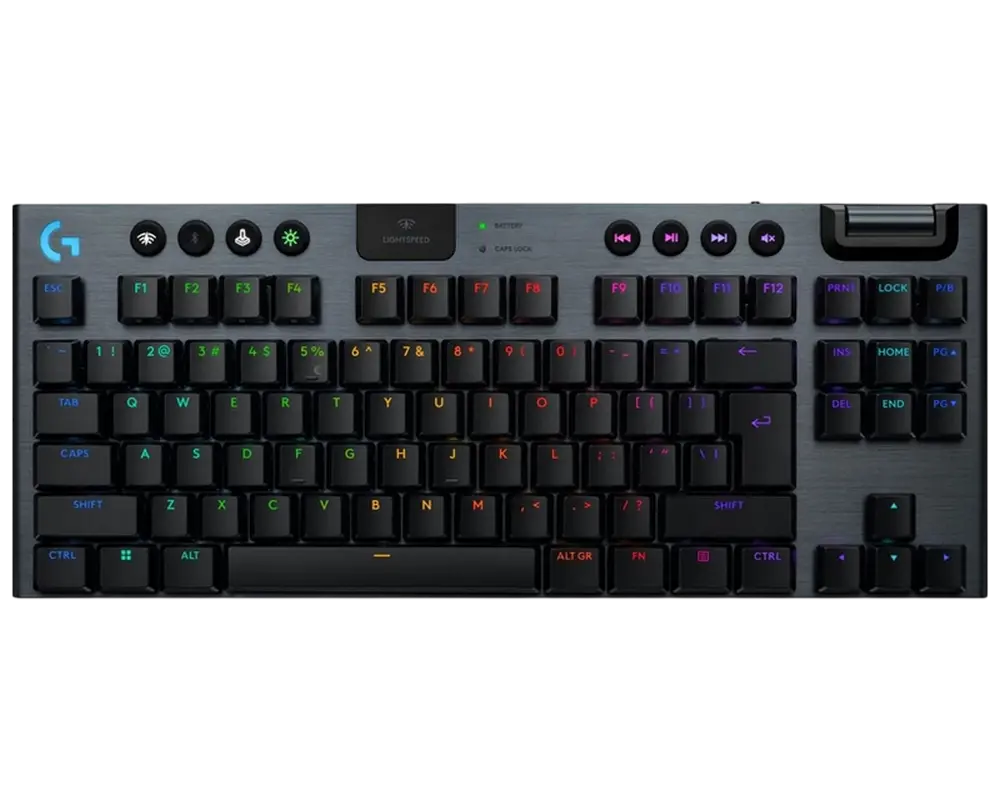 Tastatură Logitech G915 X Lightspeed TKL, Fără fir, Negru
