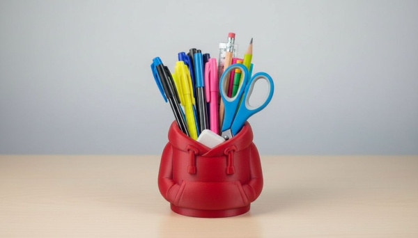 Suport original pentru pixuri în formă de hanorac (imprimare 3D)