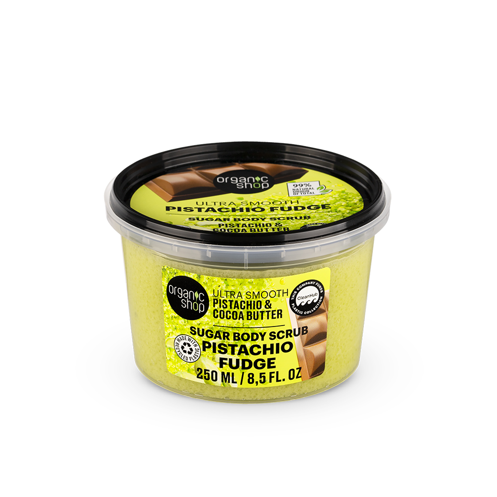 Organic Shop Mousse pentru corp cu fudge de fistic Ultra Smooth Pistachio&Cocoa 250ml