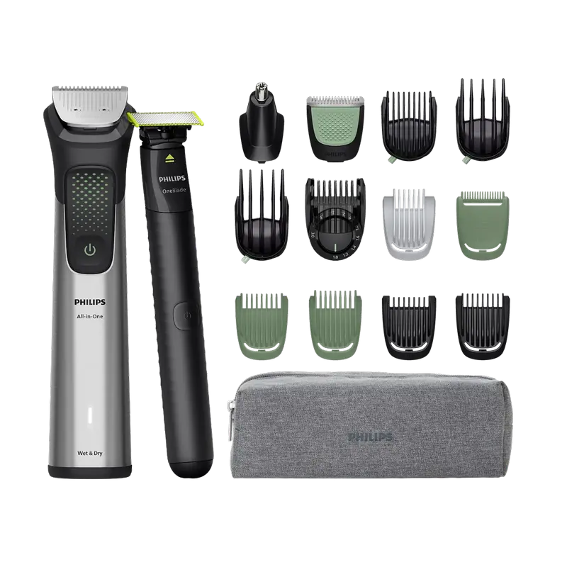 Trimmer pentru bărbați Philips MG9535/15, Gri