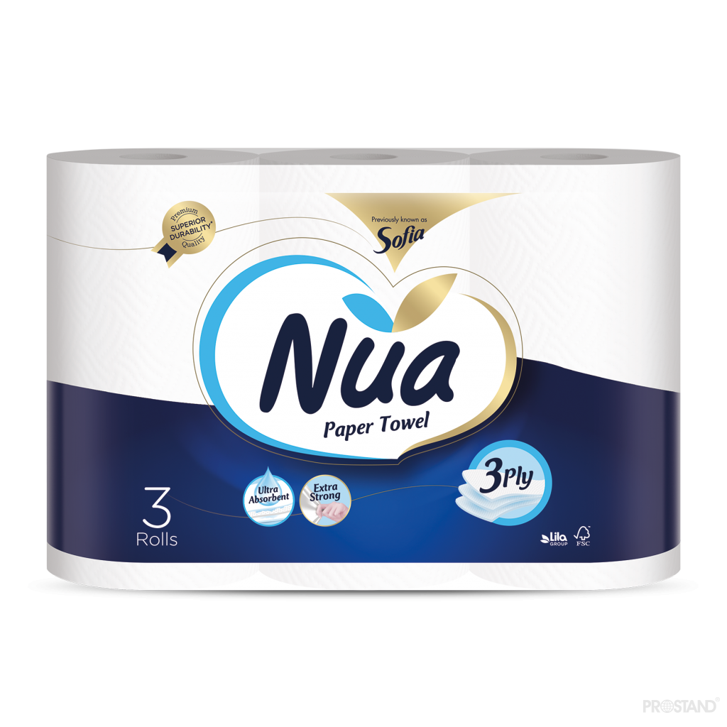 NUA Prosoape de bucatarie   3 role 3 pliuri 10m