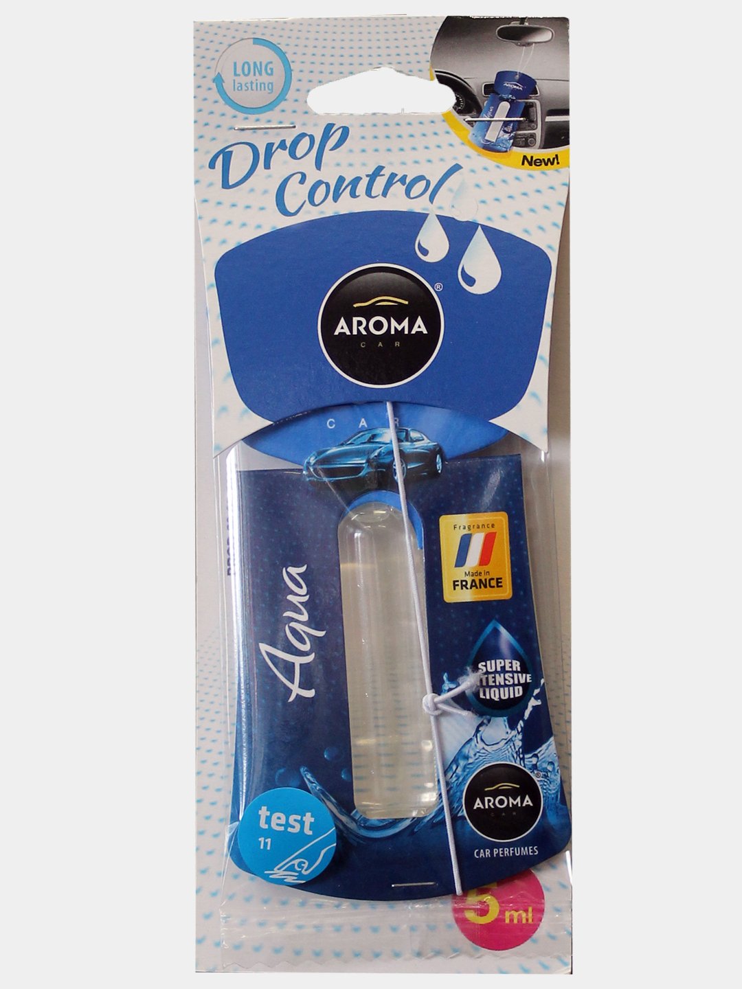 Aroma Drop Control Liquid 5ml Aqua-Blue aromatizator auto